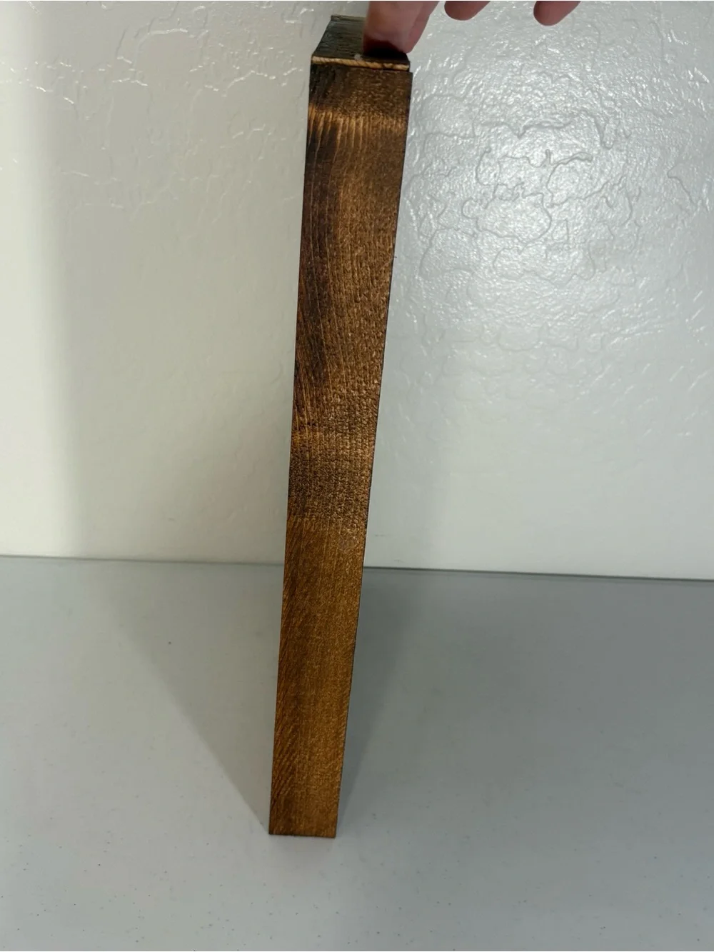Handmade wooden address